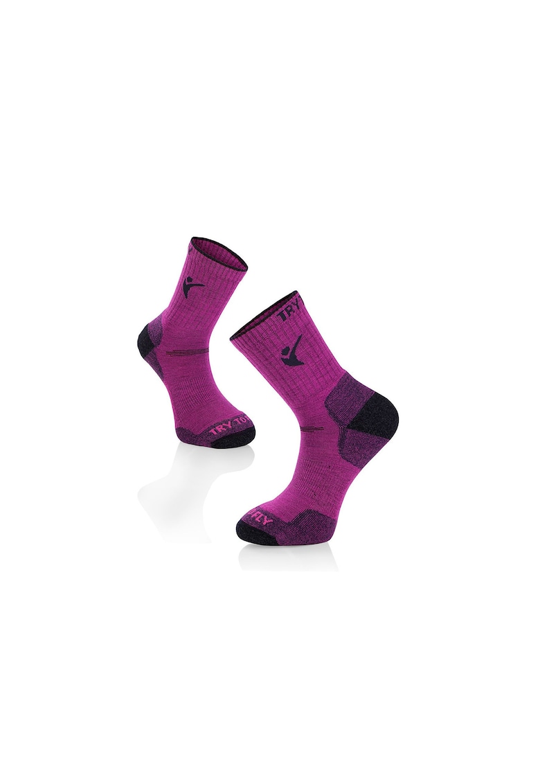 Sosete pentru Drumetie din Lana de Merinos Ciclm Sosete pentru Drumetie din Lana de Merinos Ciclm