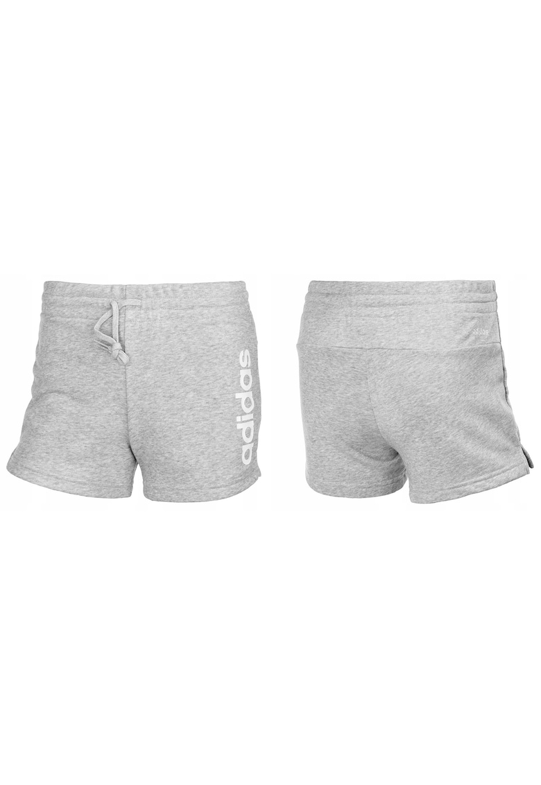 Pantaloni scurti sport dama - Alb/Gri - 654841
