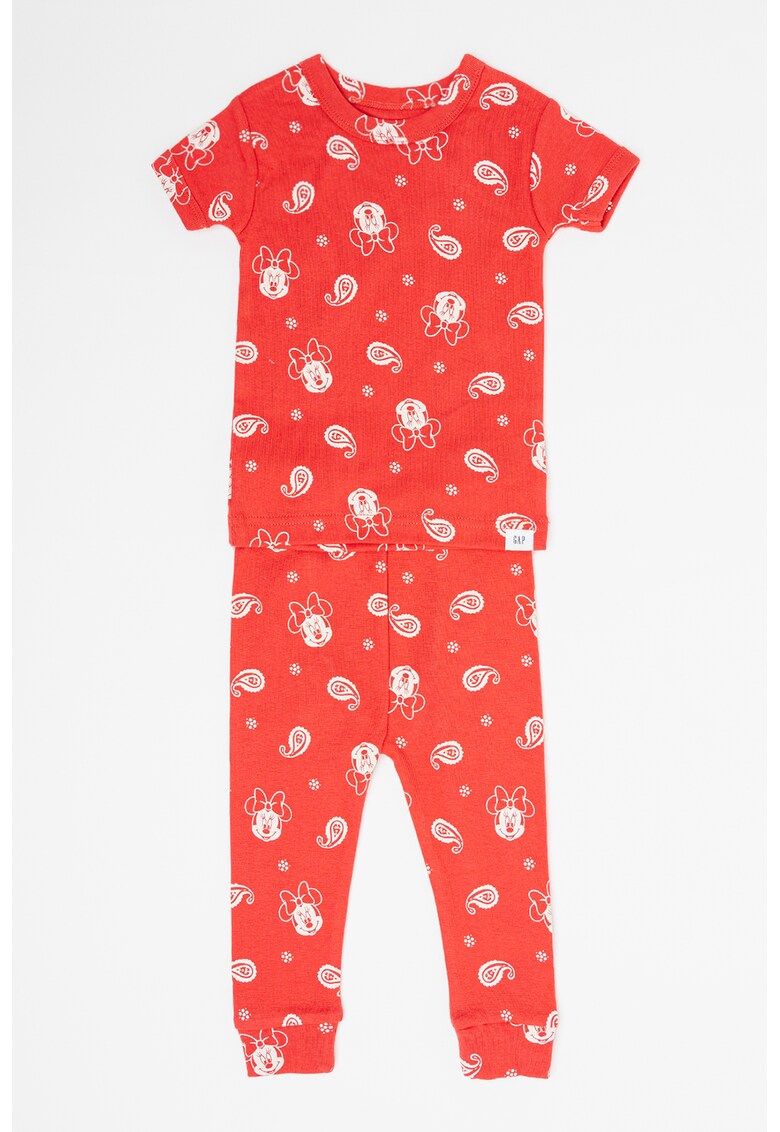 Pijama de bumbac organic cu imprimeu