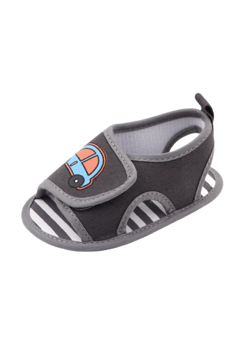 Sandale Pentru Baietei - Masinuta - Textil - Casual - Gri petrol