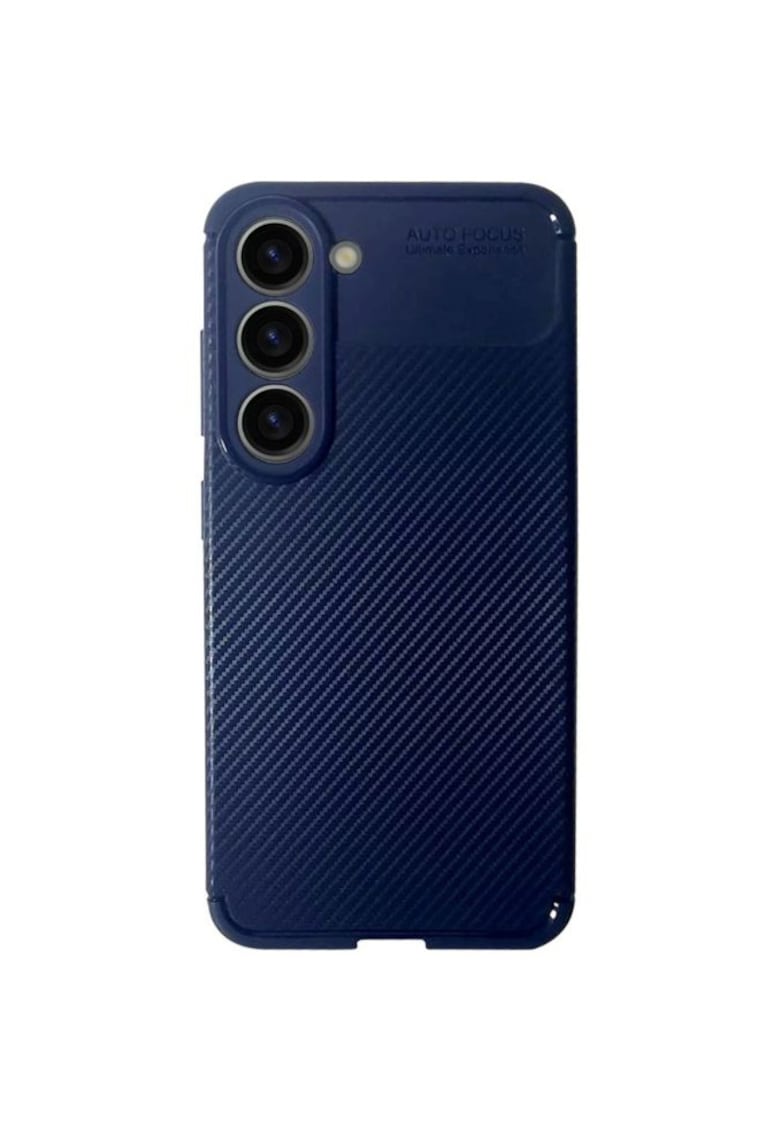 Husa de protectie Carbon Fiber Texture Shockproof pentru Samsung Galaxy S23 Plus