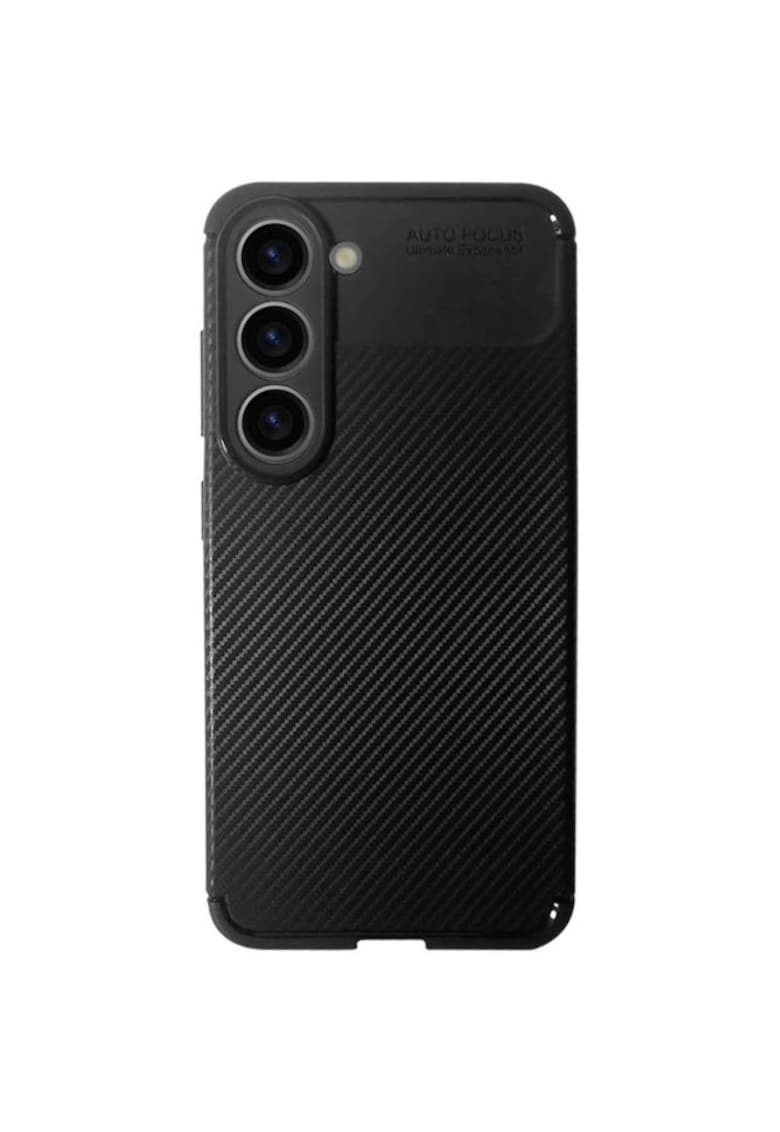 Husa de protectie Carbon Fiber Texture Shockproof pentru Samsung Galaxy S23 Plus