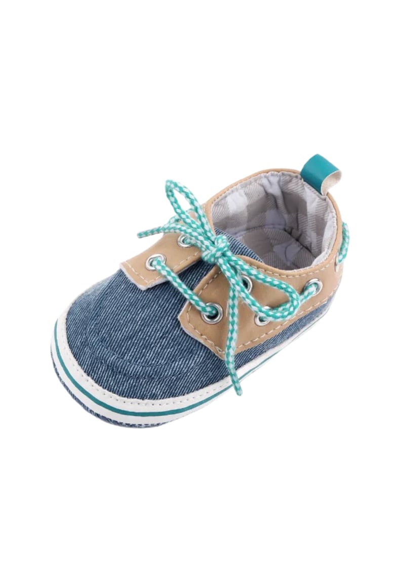 Pantofi Tip Mocasini - Denim - Elegant - Textil - Baieti - Multicolor