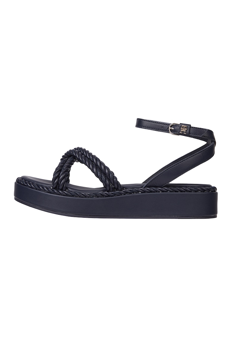 Tommy Hilfiger Скосени сандали със сплетен дизайн за Жени Tommy Hilfiger Скосени сандали със сплетен дизайн за Жени