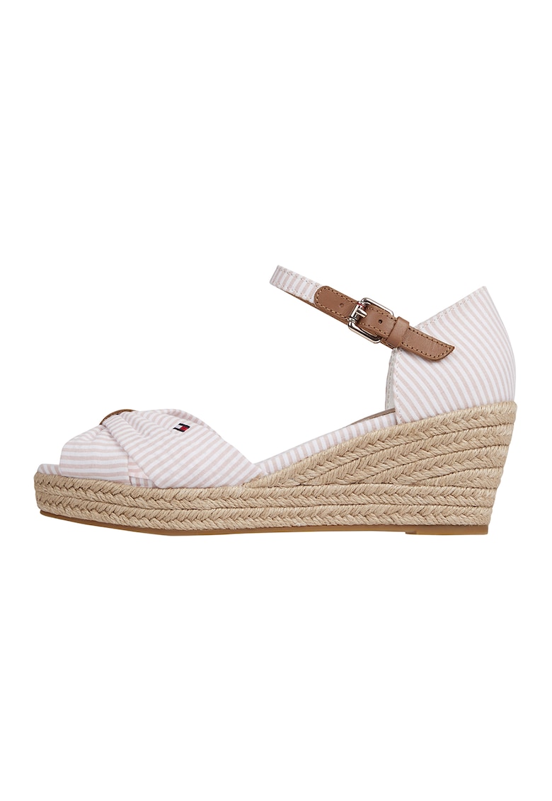 Sandale-espadrile cu platforma