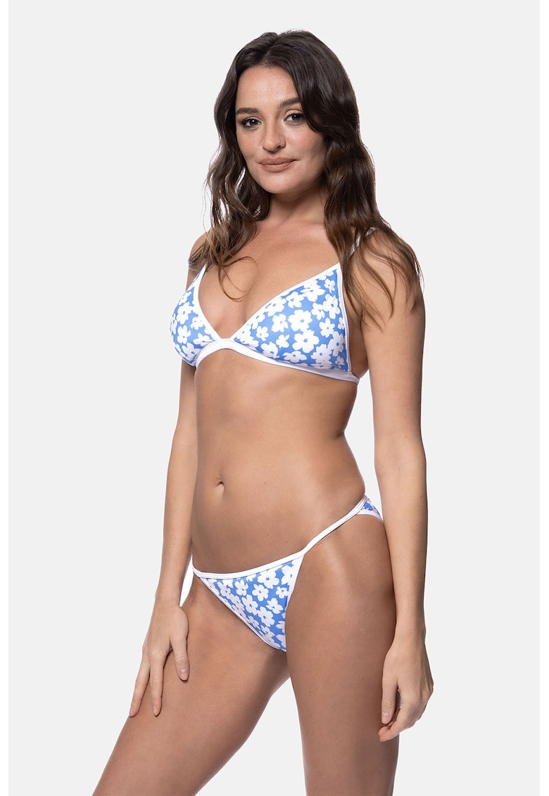 Costum de baie cu model floral - 2 piese