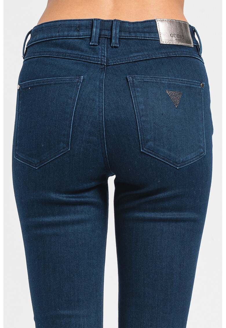 Guess Jeans Guess - blugi slim fit cu model cu 5 buzunare