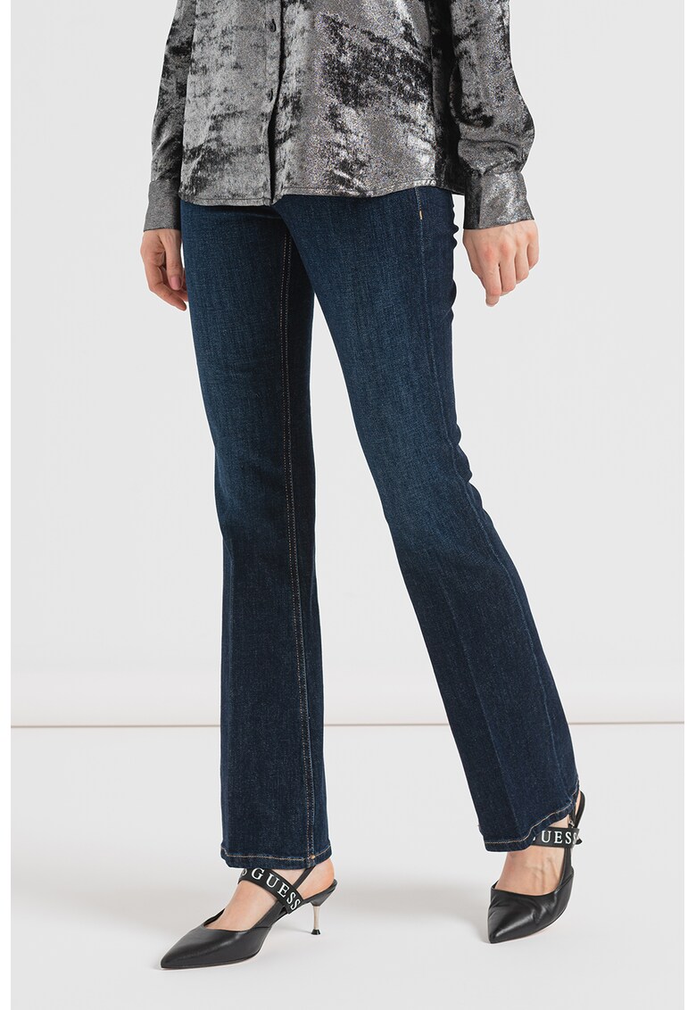 Blugi bootcut cu 5 buzunare