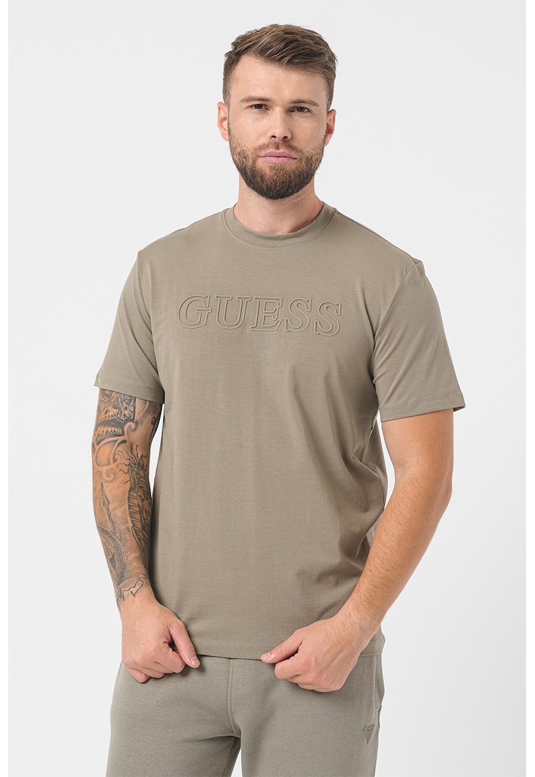 Tricou cu logo in relief - pentru antrenament