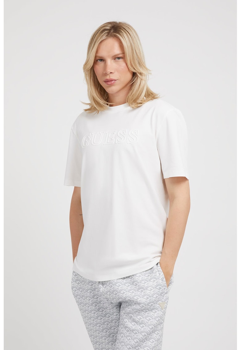 Tricou cu logo in relief - pentru antrenament