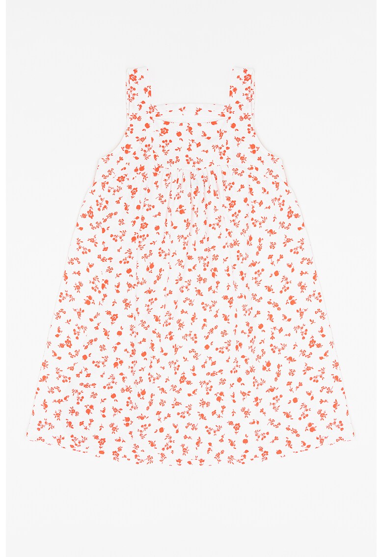 Rochie de bumbac cu imprimeu
