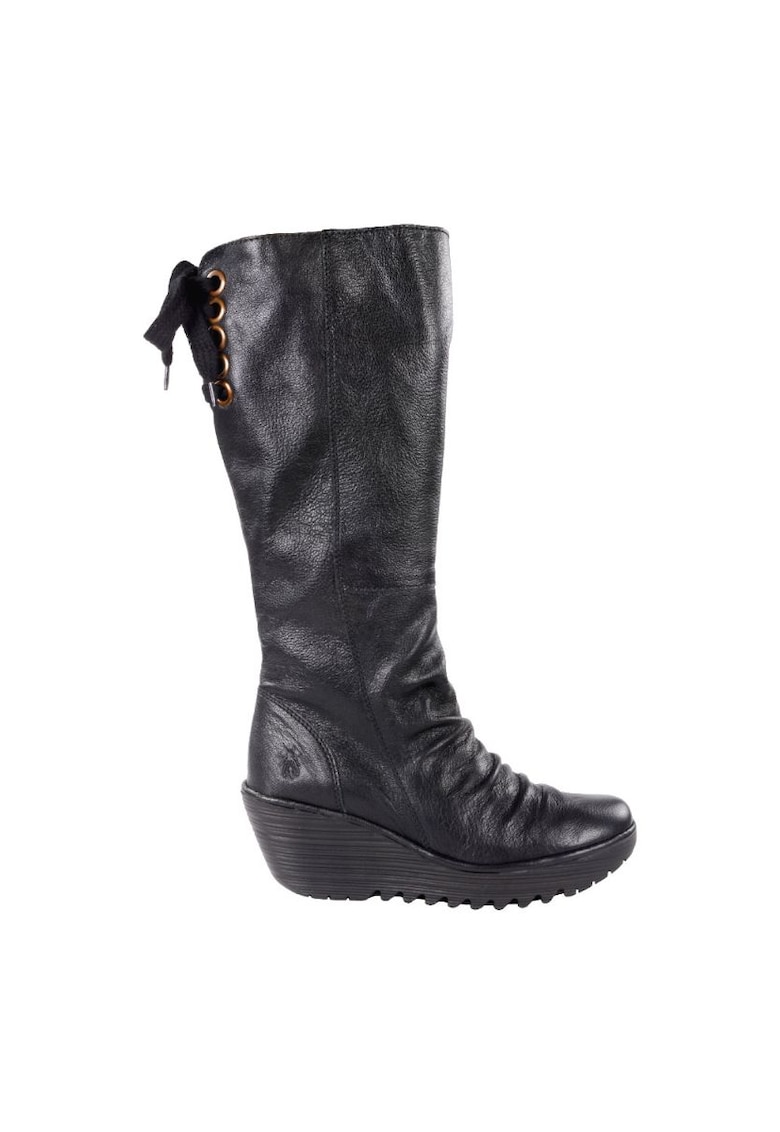 Cizme dama -  Piele naturala - Negru -