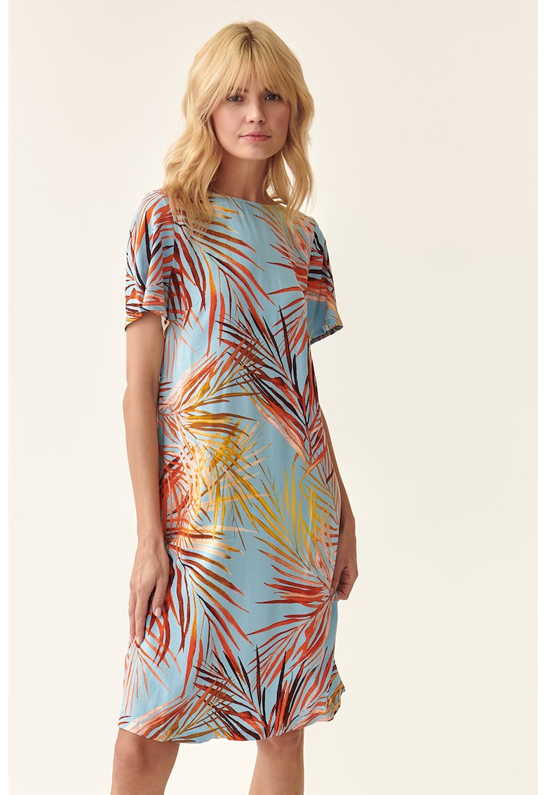 Rochie mini cu imprimeu tropical