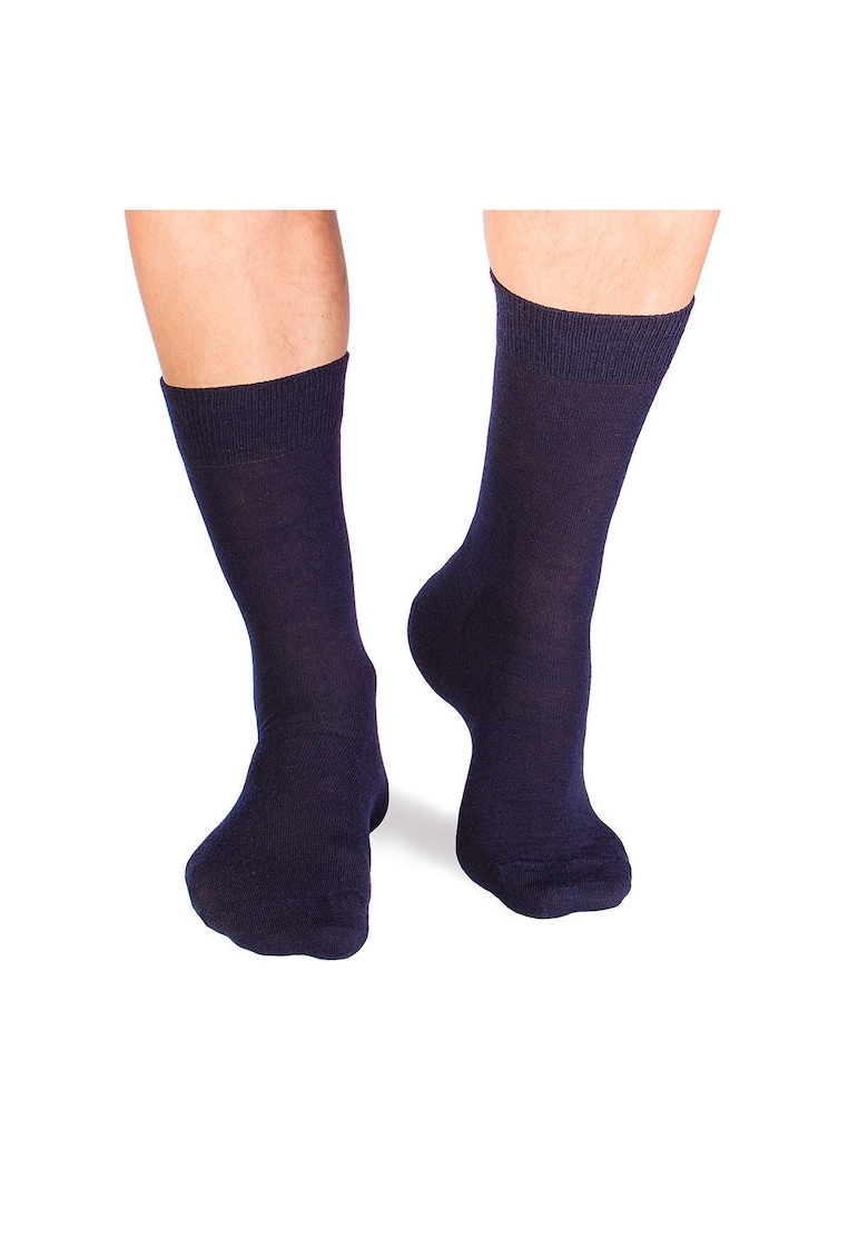 Sosete Fine din Lana Albastru inchis