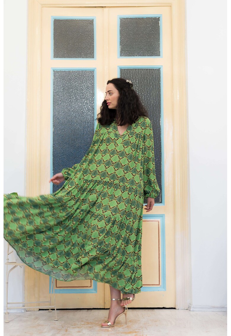 Rochie midi lejera Zebre