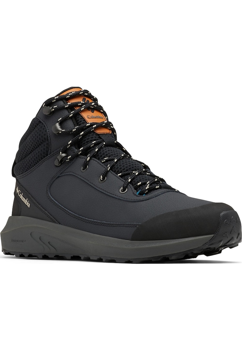 Ghete Trailstorm Peak Mid pentru barbati -  Piele naturala - Negru