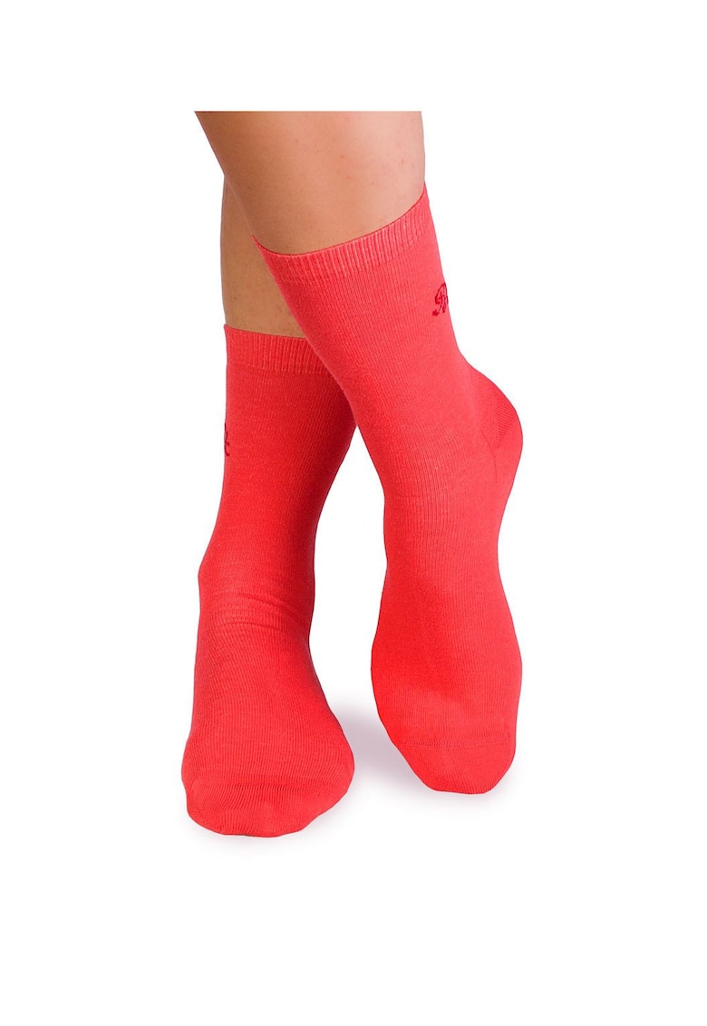 Sosete bumbac organic 98% Cotton Rich Coral