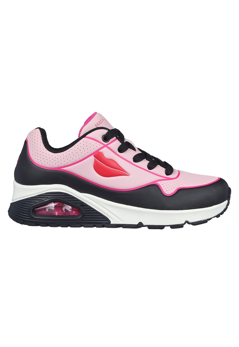 Pantofi sport cu model colorblock Uno - Negru