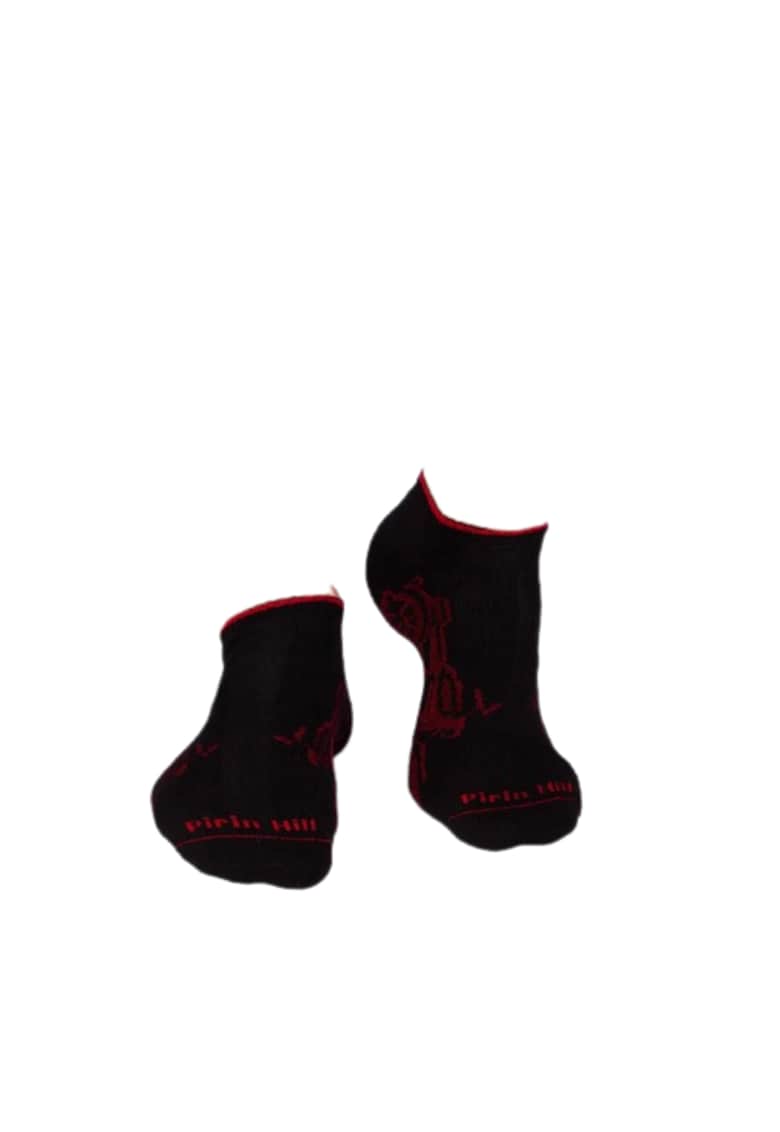 Sosete scurte bumbac organic Motorcycles Black