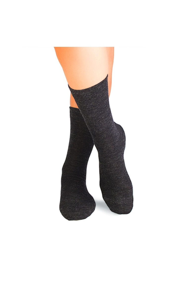 Sosete Fine din Lana Antracit