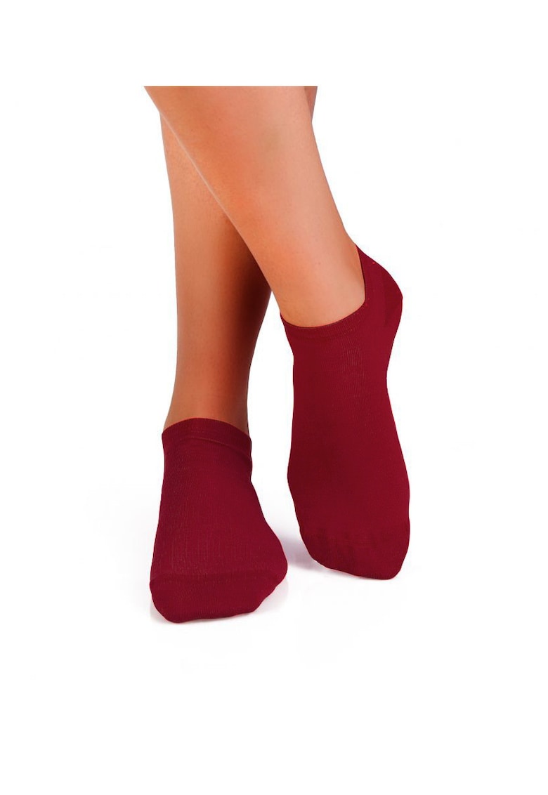 Sosete scurte bamboo FINE BAMBOO Sneaker BORDEAUX
