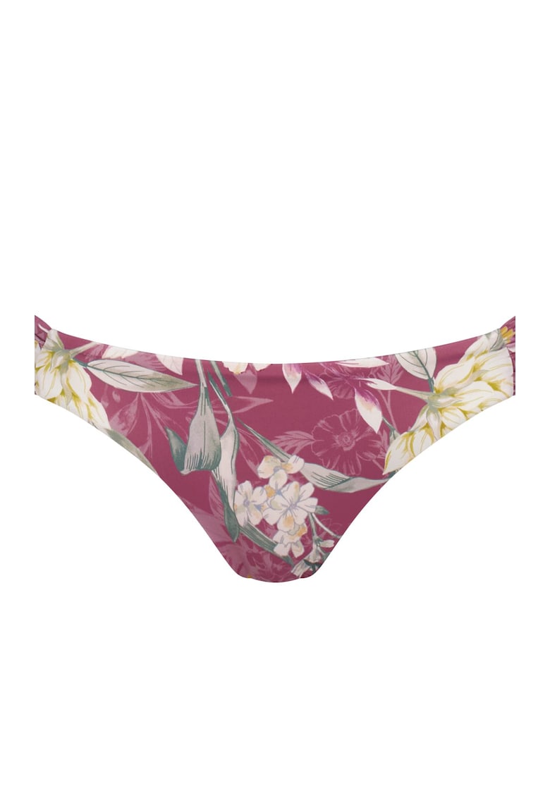 Slip de baie mini dama - Botanical Leaf - roz