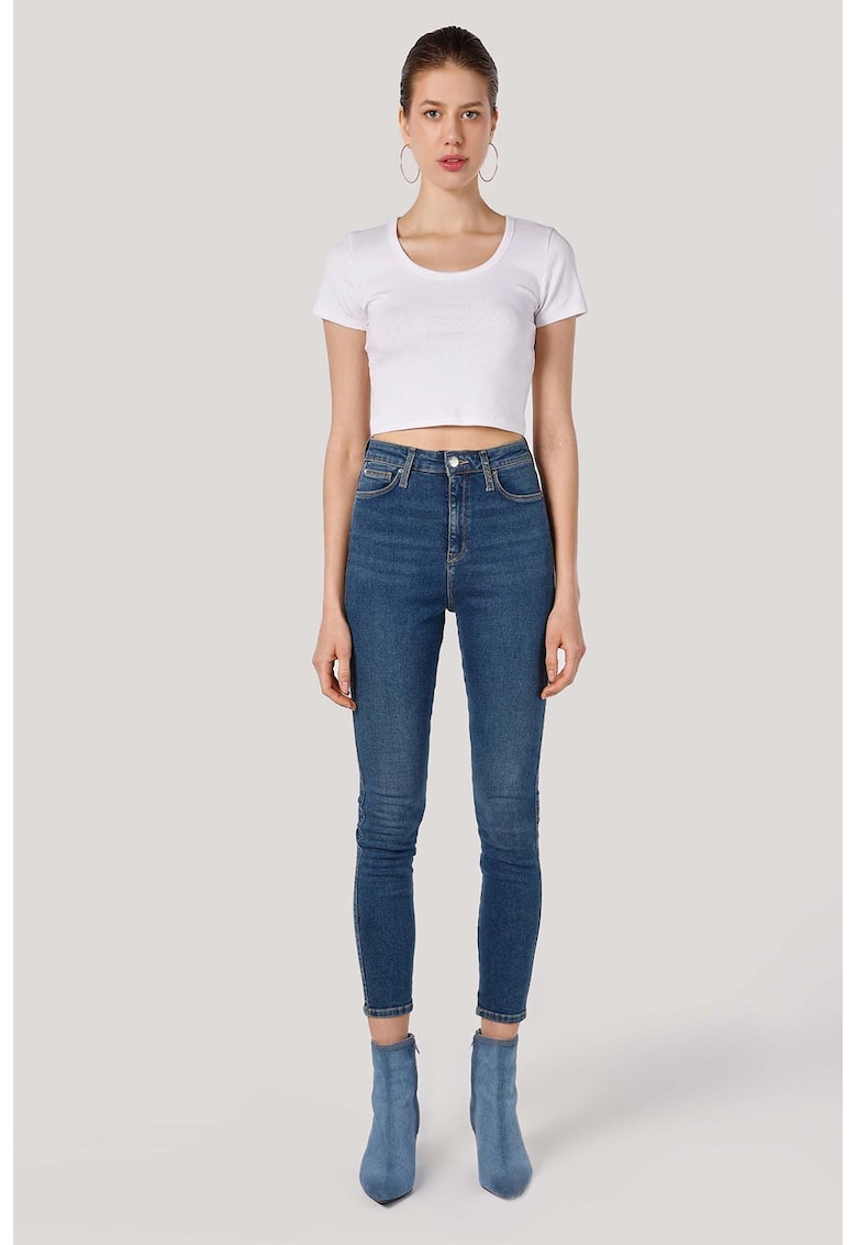 Blugi crop skinny