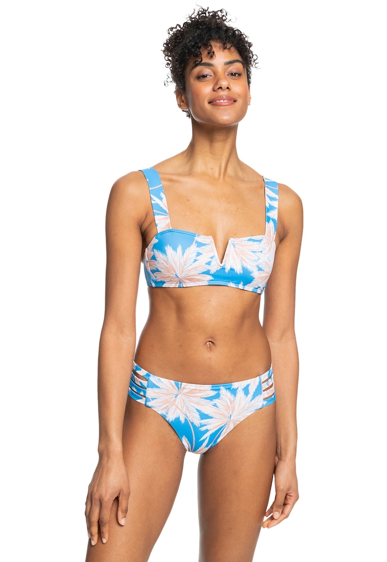 Costum de baie cu model floral Love - 2 piese