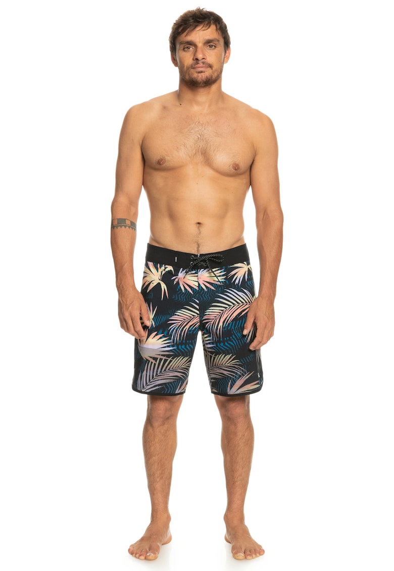 Bermude de baie Highlite - Negru/Albastru