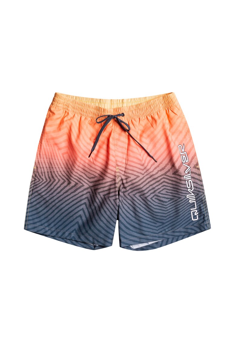 Pantaloni scurti cu logo si aspect in degrade - pentru surf Warped