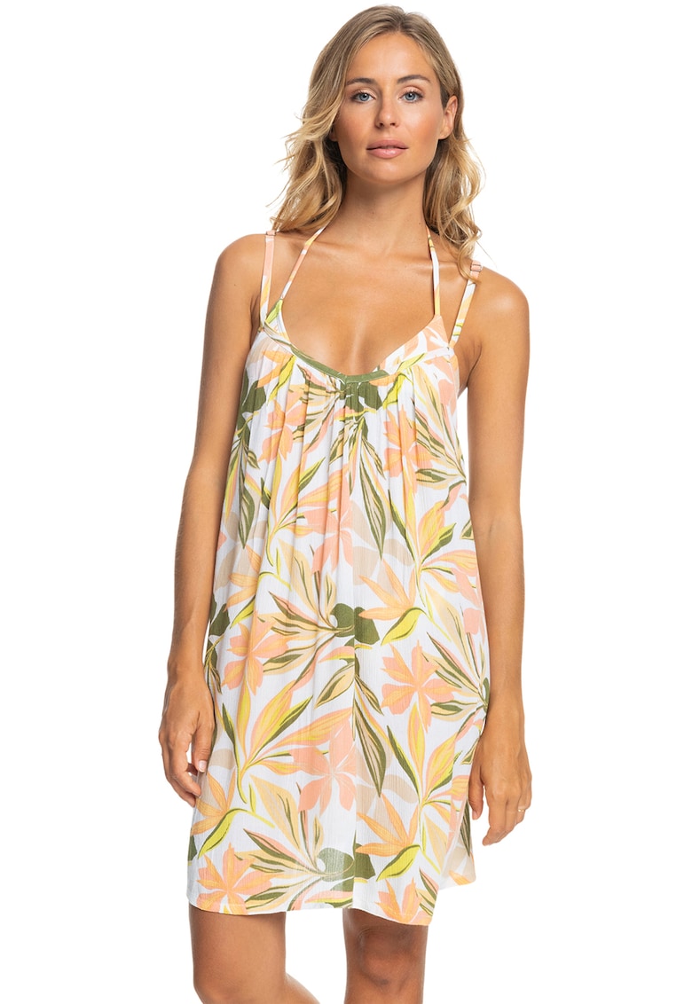 Rochie cu imprimeu tropical Summer Beach