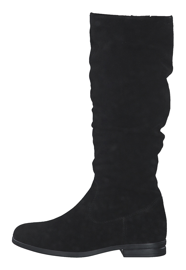 Cizme medii din piele intoarsa