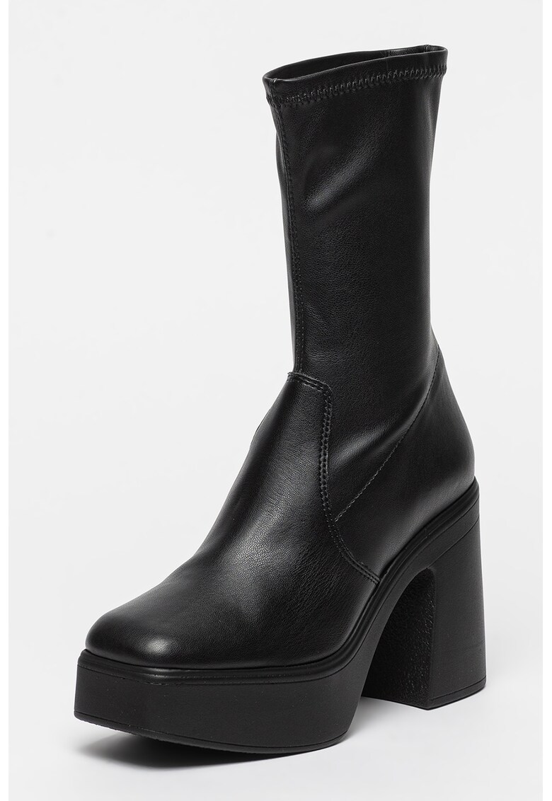 Botine cu toc masiv Low Phoenix