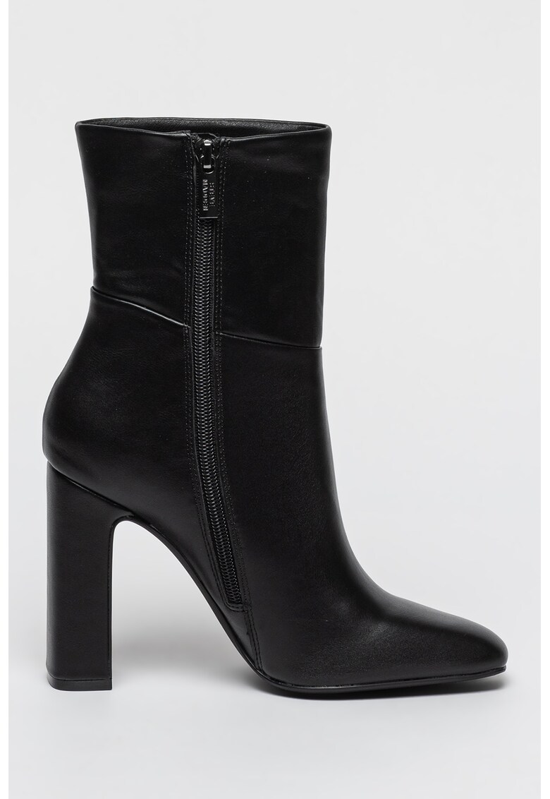 Botine de piele ecologica Aisha