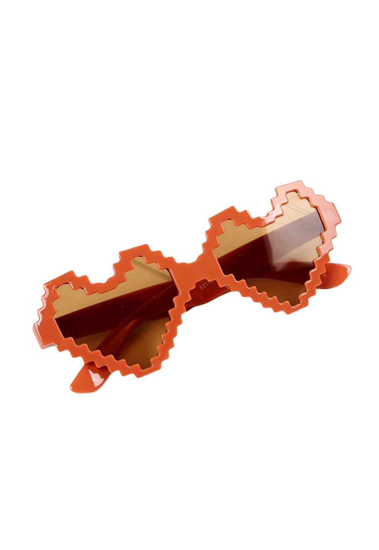 Ochelari de soare pentru copii - unisex - design in forma de inima - model pixel cool - EFAYN