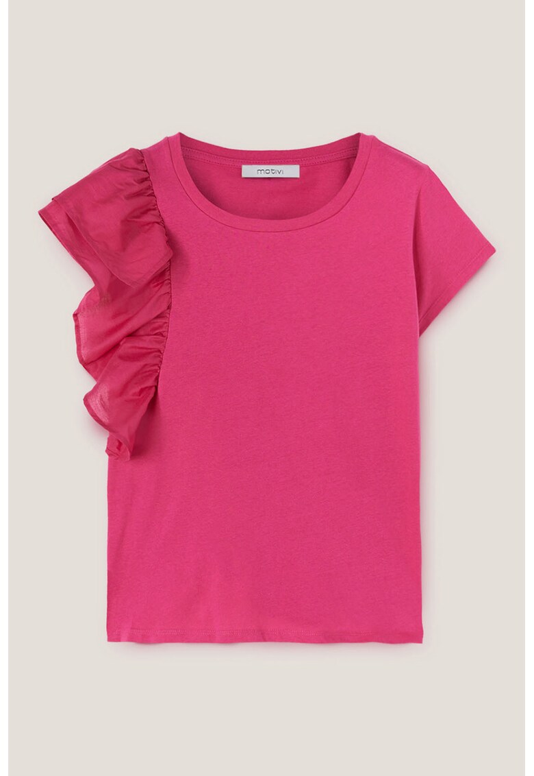 Bluza cu aplicatie de volane