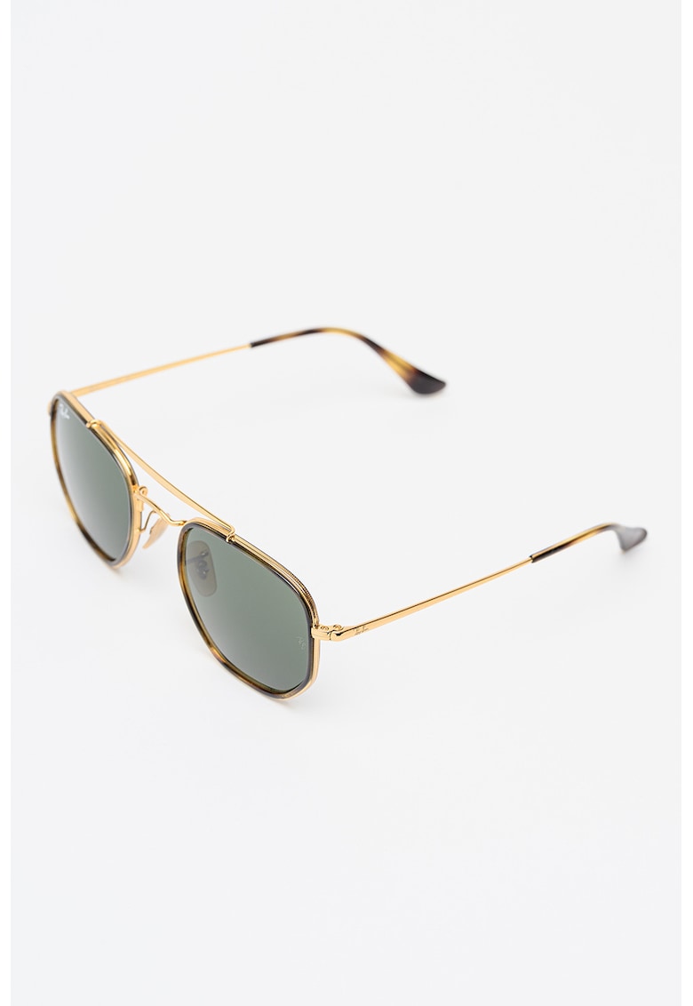 Ochelari de soare hexagonali unisex The Marshall II - Auriu/Maro