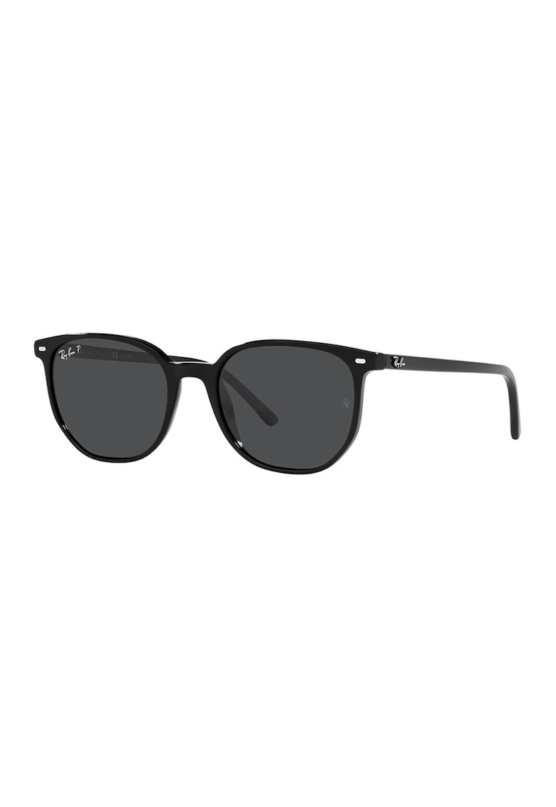 Ochelari de soare wayfarer unisex cu lentile in degrade Elliot - Negru