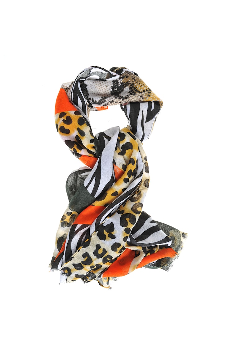 Esarfa cu model animal print 80x180 cm Esarfa cu model animal print 80x180 cm