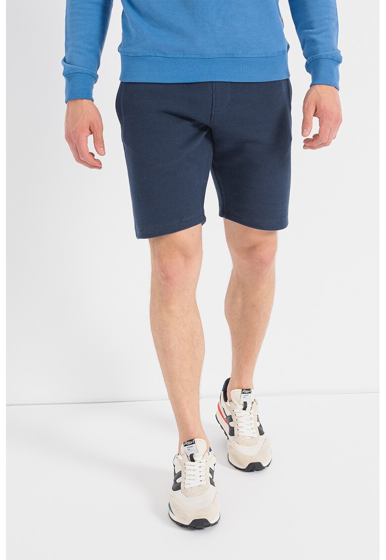 Pantaloni scurti din bumbac cu snururi de ajustare