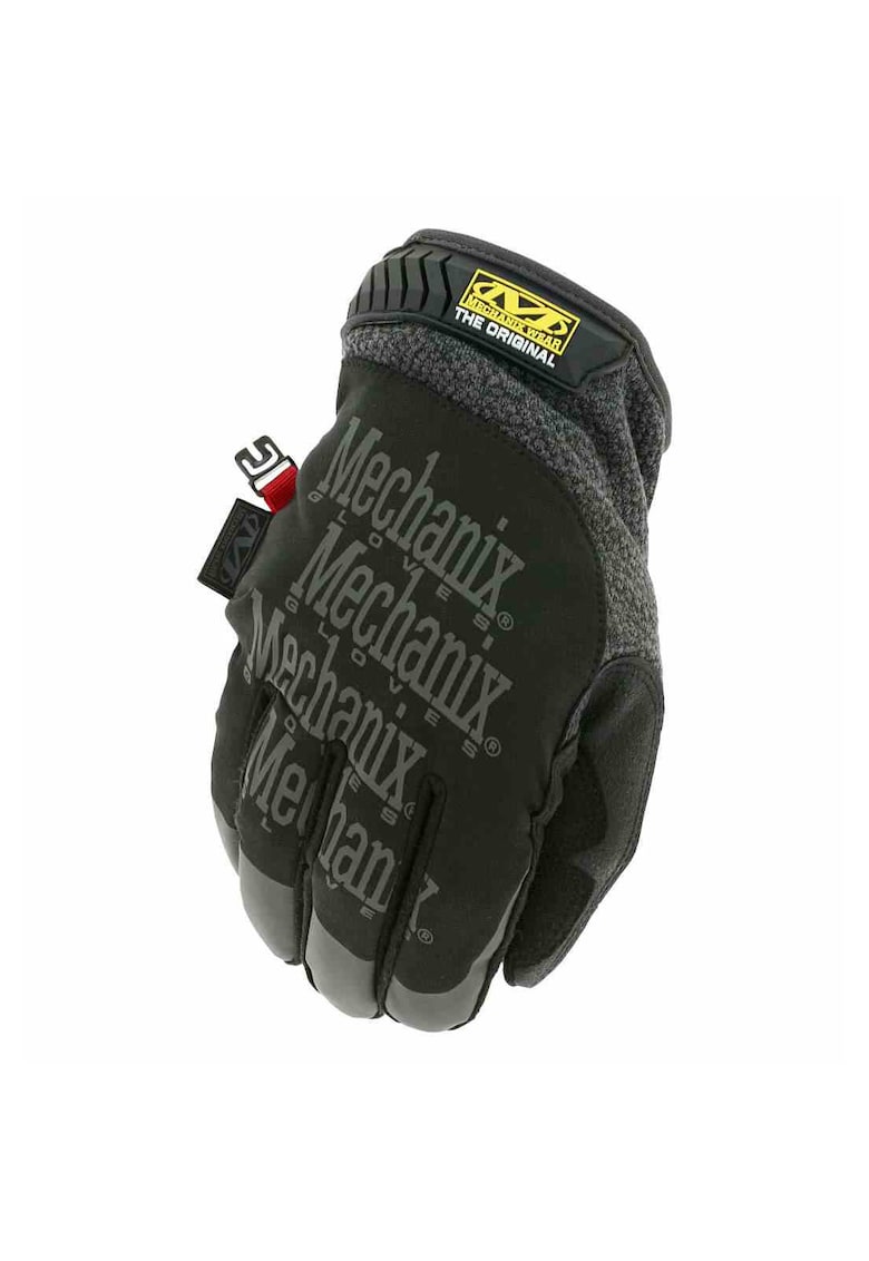 Manusi de iarna - Lana - Negru/Gri - 2XL