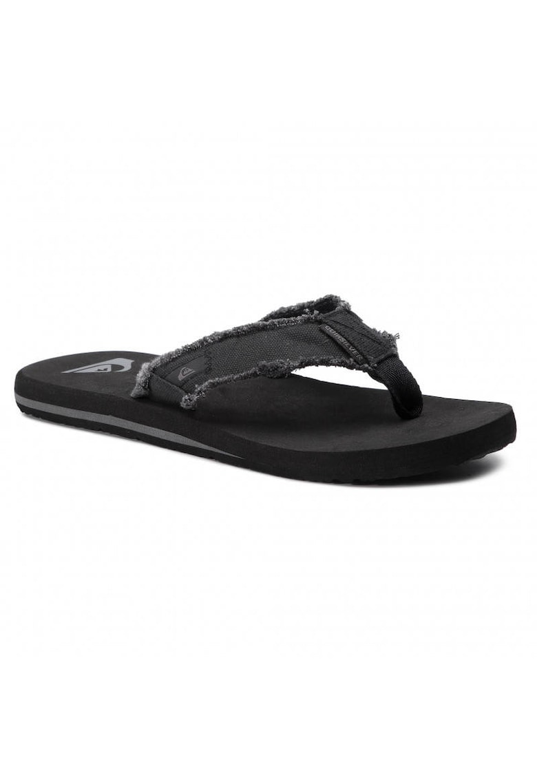 Quiksilver Slapi pentru barbati - Cauciuc/Textil - Negru -