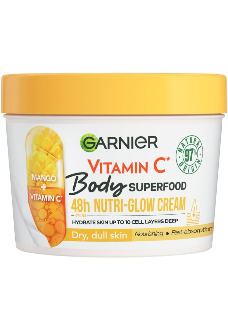 Crema de corp hidratanta Body Superfood Mango + Vitamina C - 380 ml