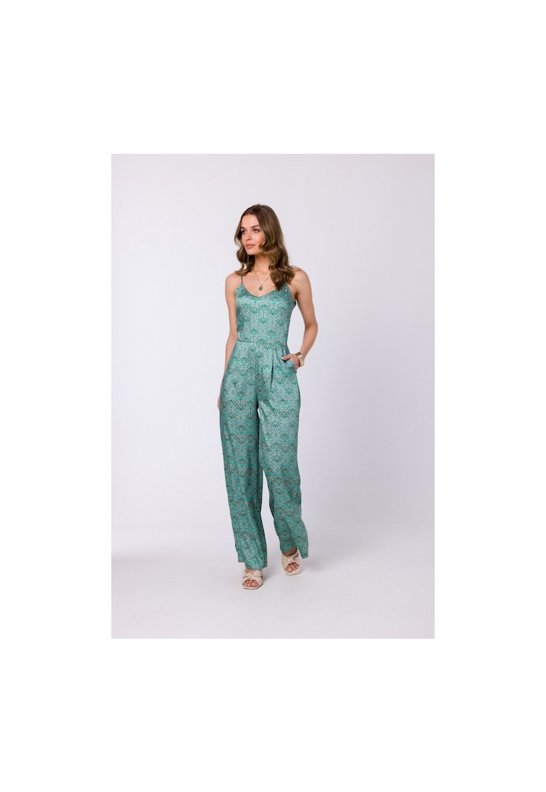 Stil Salopetă pentru femei Eild S334 turcoaz Stil Salopetă pentru femei Eild S334 turcoaz