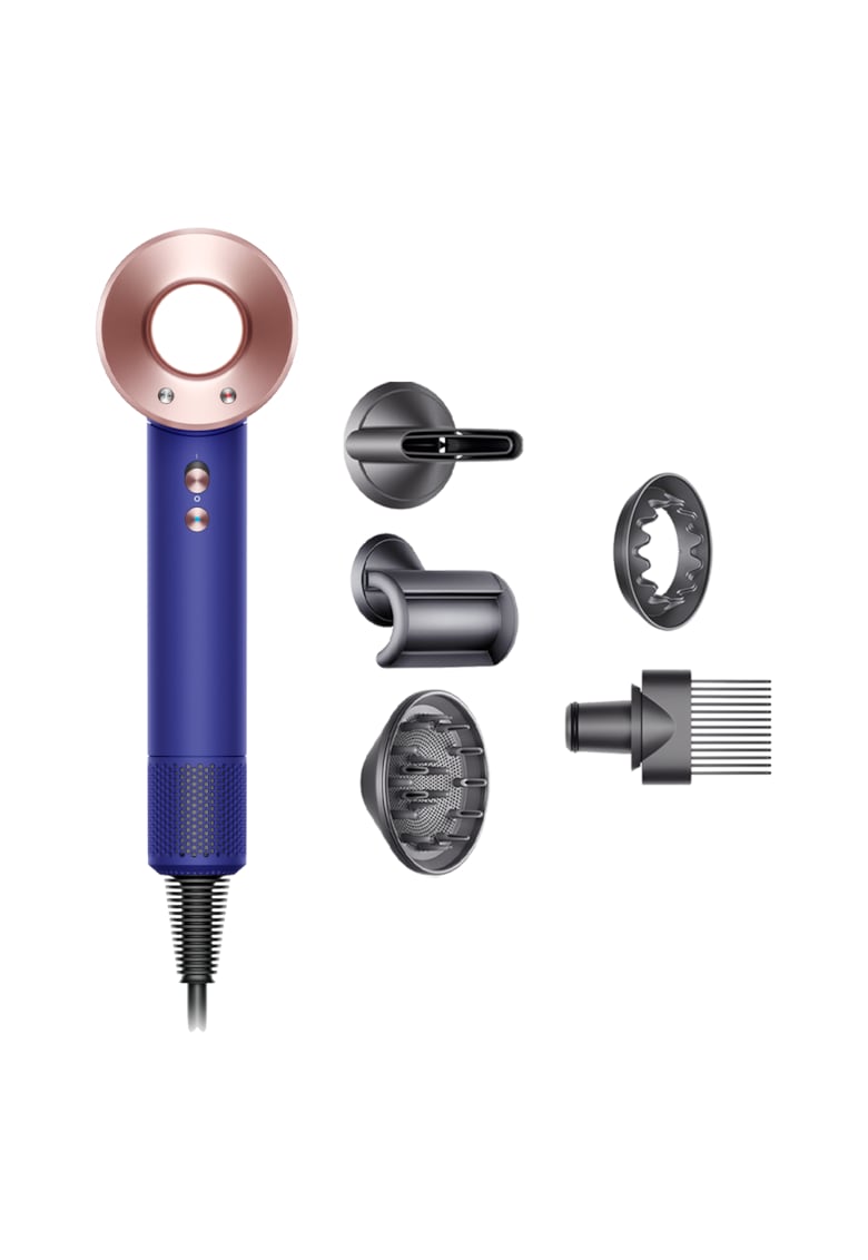 Dyson Uscator de par supersonic hd07 - vinca blue/rosé - cutie depozitare