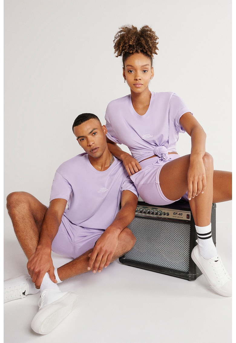 Pantaloni sport scurti unisex cu snur de ajustare