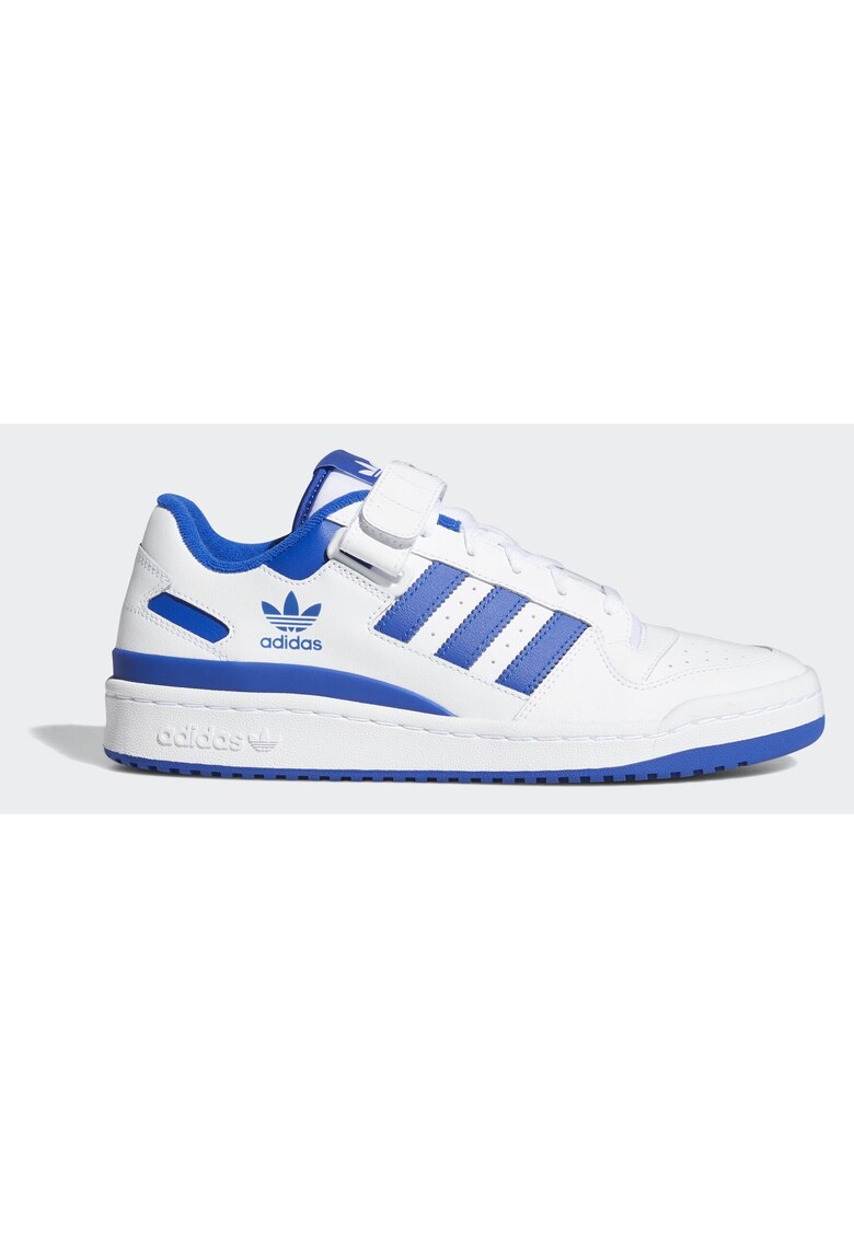 Pantofi sport barbati - Piele Alb/Albastru - Alb/Albastru