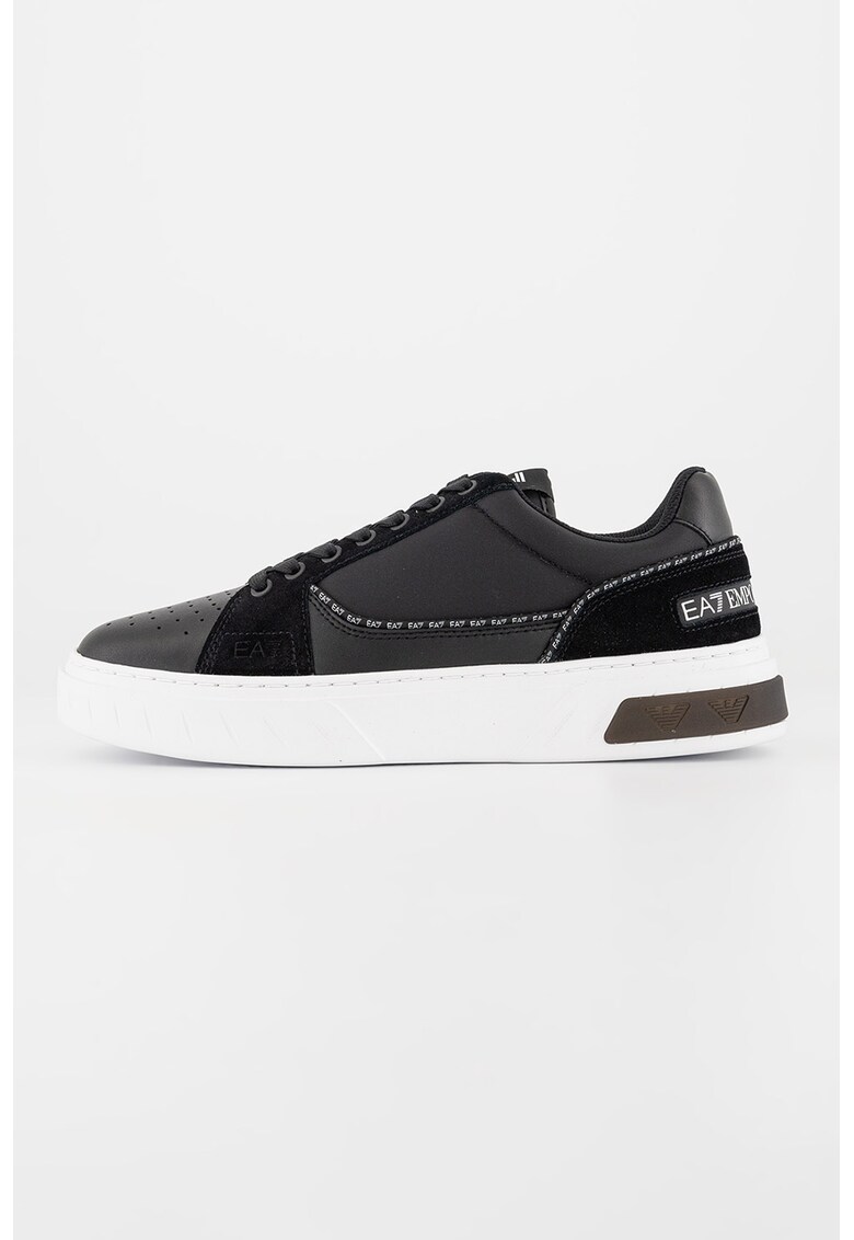 Pantofi sport unisex cu insertii din piele intoarsa
