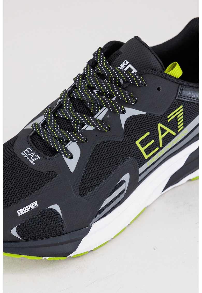 Pantofi sport cu insertii din plasa