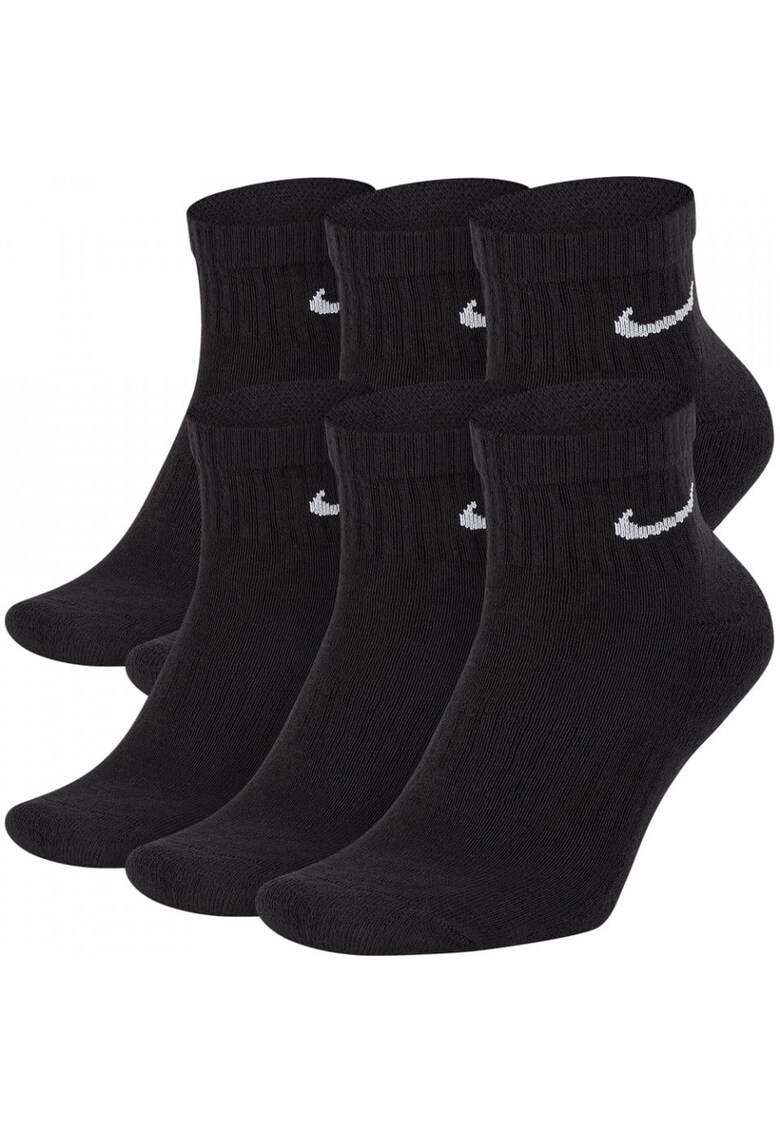 Set 6 perechi sosete Everyday Cushioned Crew - negru - Negru